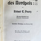 1910 DISCOVERY of NORTH POLE by ROBERT PEARY in GERMAN antique ILLUSTRATED
