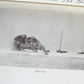 1910 DISCOVERY of NORTH POLE by ROBERT PEARY in GERMAN antique ILLUSTRATED