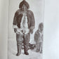 1910 DISCOVERY of NORTH POLE by ROBERT PEARY in GERMAN antique ILLUSTRATED