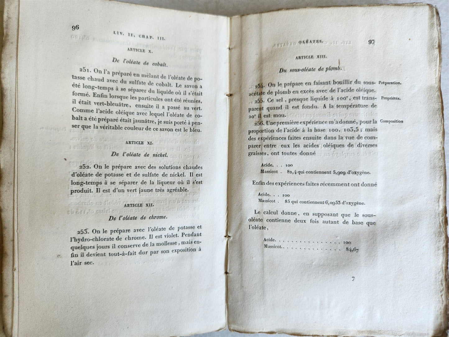1823 CHEMISTRY Recherches chimiques sur les corps gras d'origine animale SIGNED!