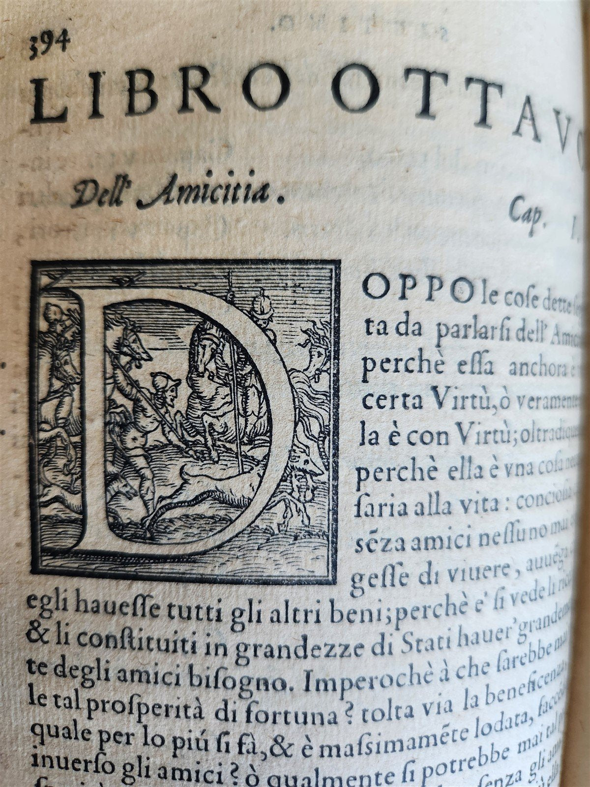 1550 ARISTOTLE L'ethica Tradotta in lingua vulgare antique ILLUSTRATED