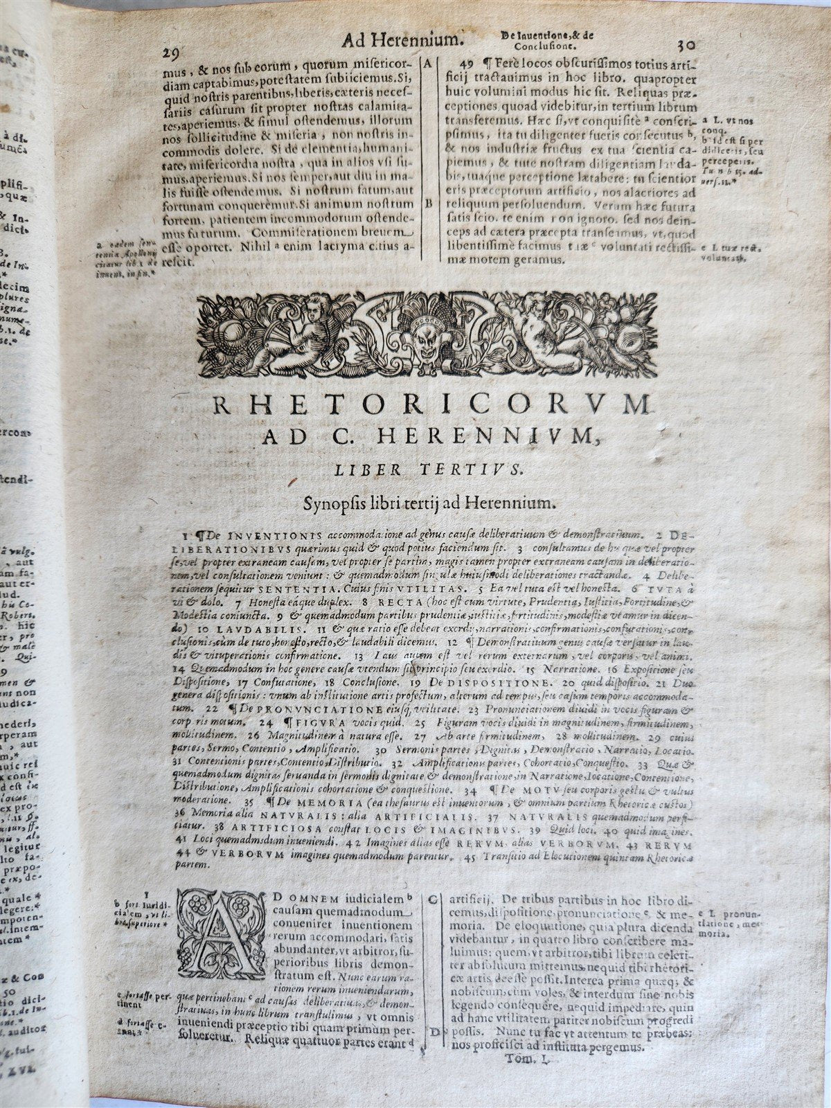1632 CICERO OPERA OMNIA antique 17th CENTURY
