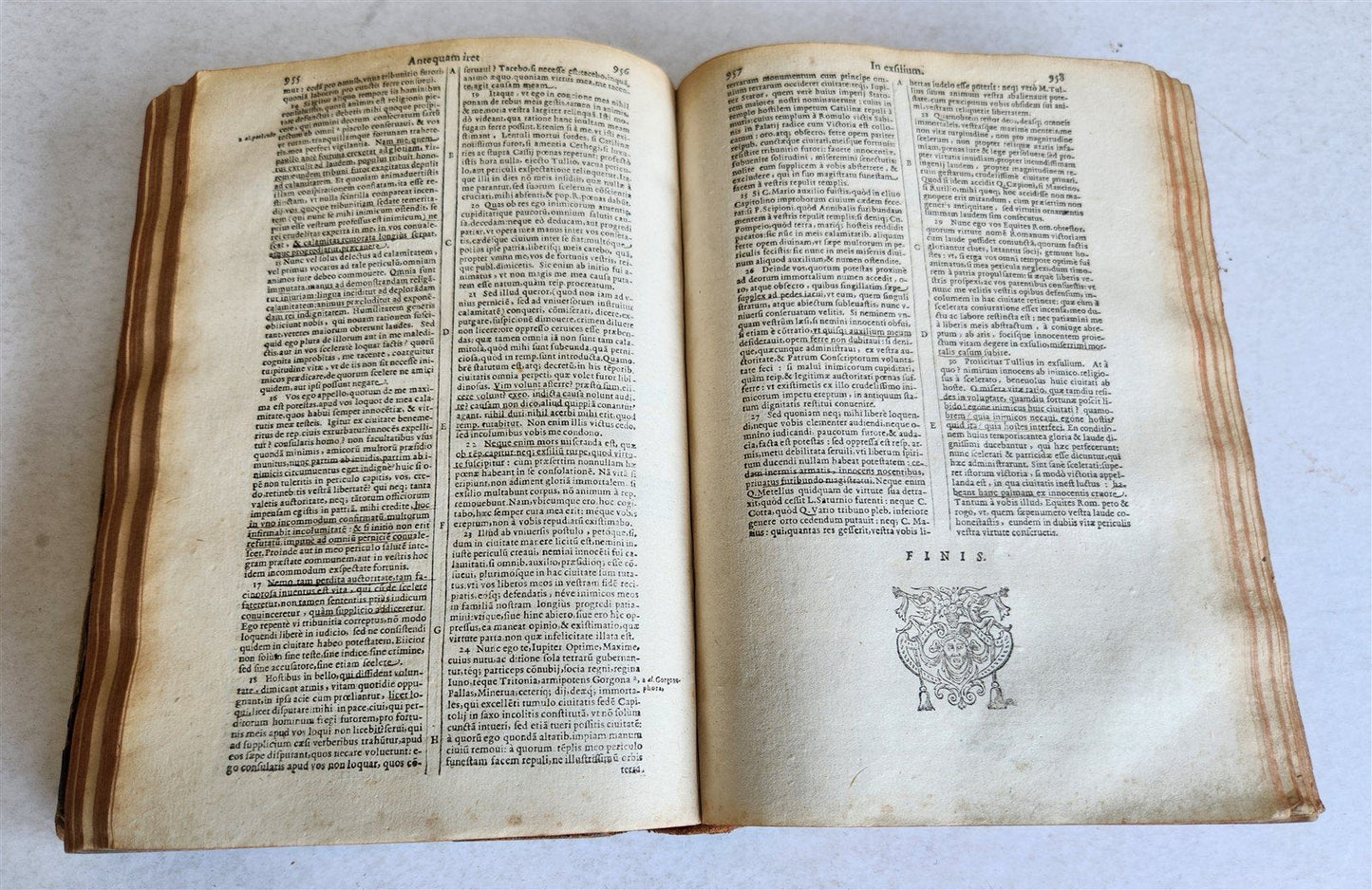1632 CICERO OPERA OMNIA antique 17th CENTURY