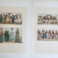 LE COSTUME by RACINET ILLUSTRATED AFRICA INDIA & TURKEY antique 24 PLATES