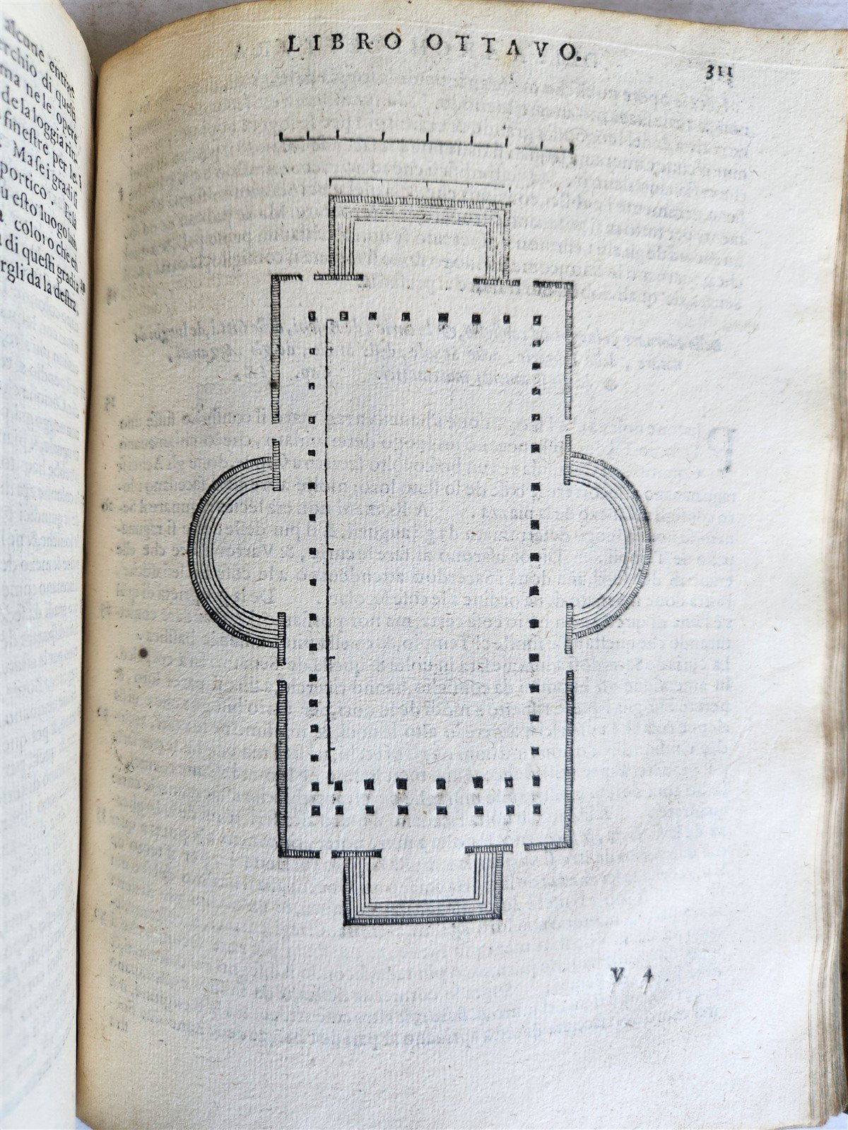 1565 L'Architettura Tradotta in lingua Fiorentina da Bartoli antique ILLUSTRATED
