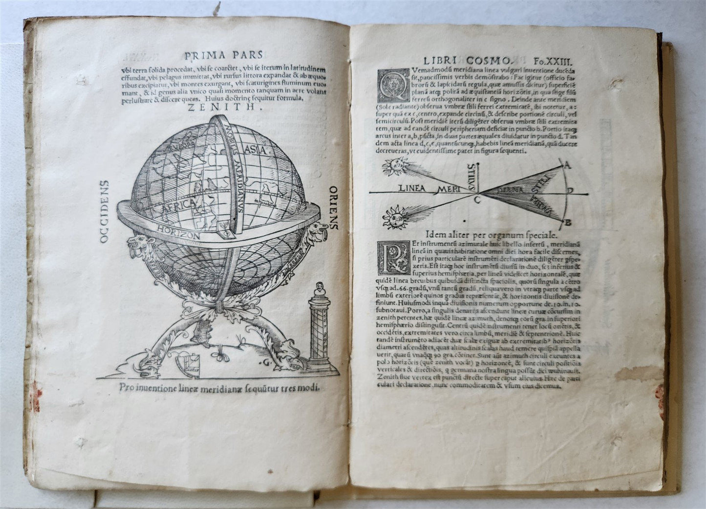 1540 COSMOGRAPHIA by APIANUS antique ILLUSTRATED 5 VOLVELLES WOODCUTS astronomy