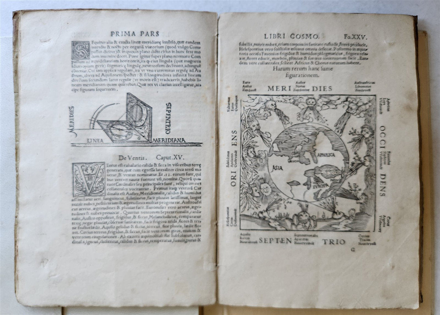 1540 COSMOGRAPHIA by APIANUS antique ILLUSTRATED 5 VOLVELLES WOODCUTS astronomy