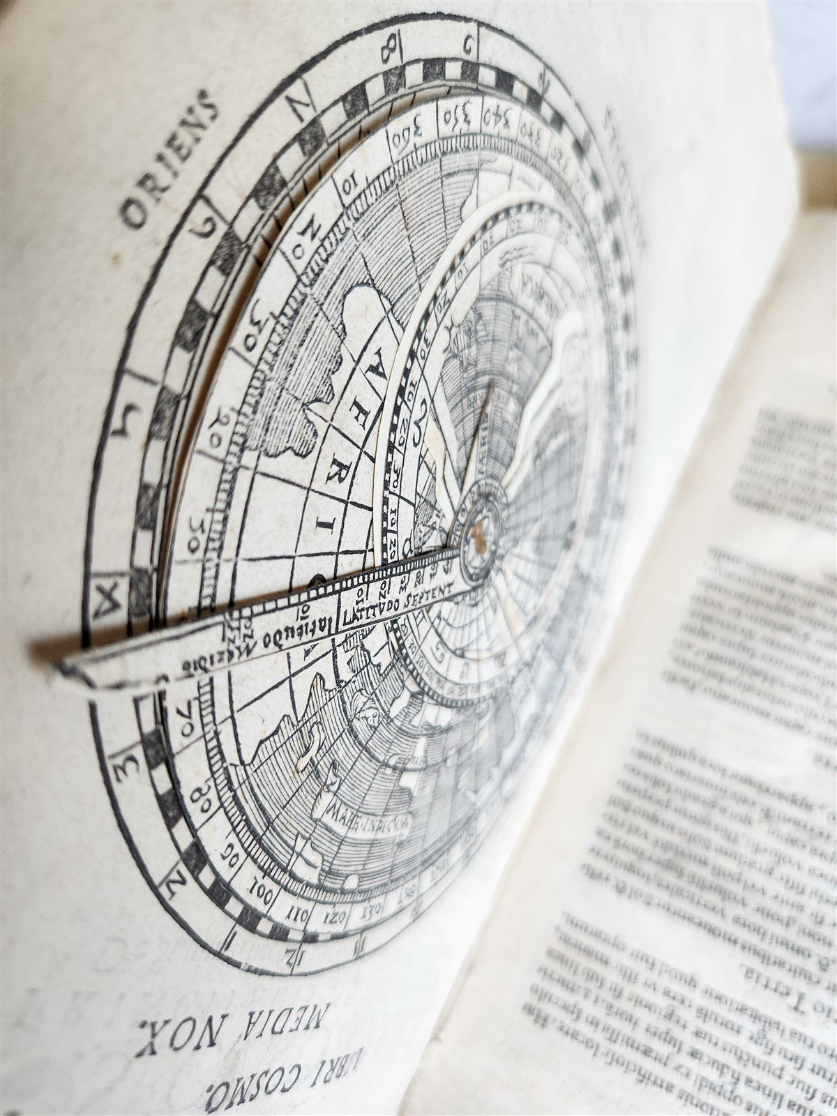 1540 COSMOGRAPHIA by APIANUS antique ILLUSTRATED 5 VOLVELLES WOODCUTS astronomy