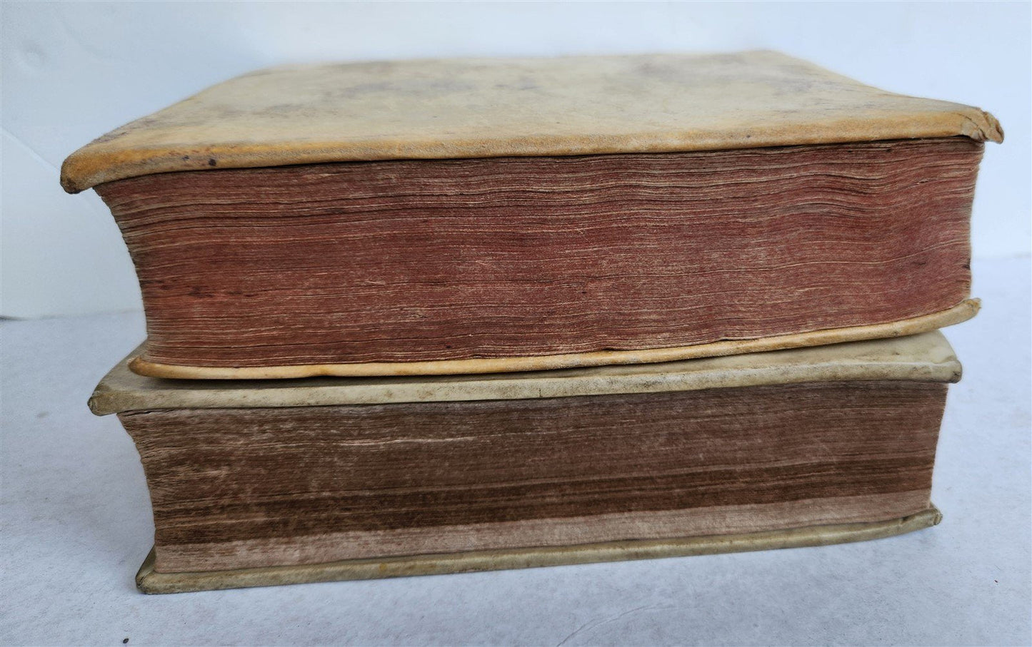 1641-1675 IDOLOLATRIAE by VOSSIUS antique 2 VELLUM BOUND VOLUMES Blaeu Press