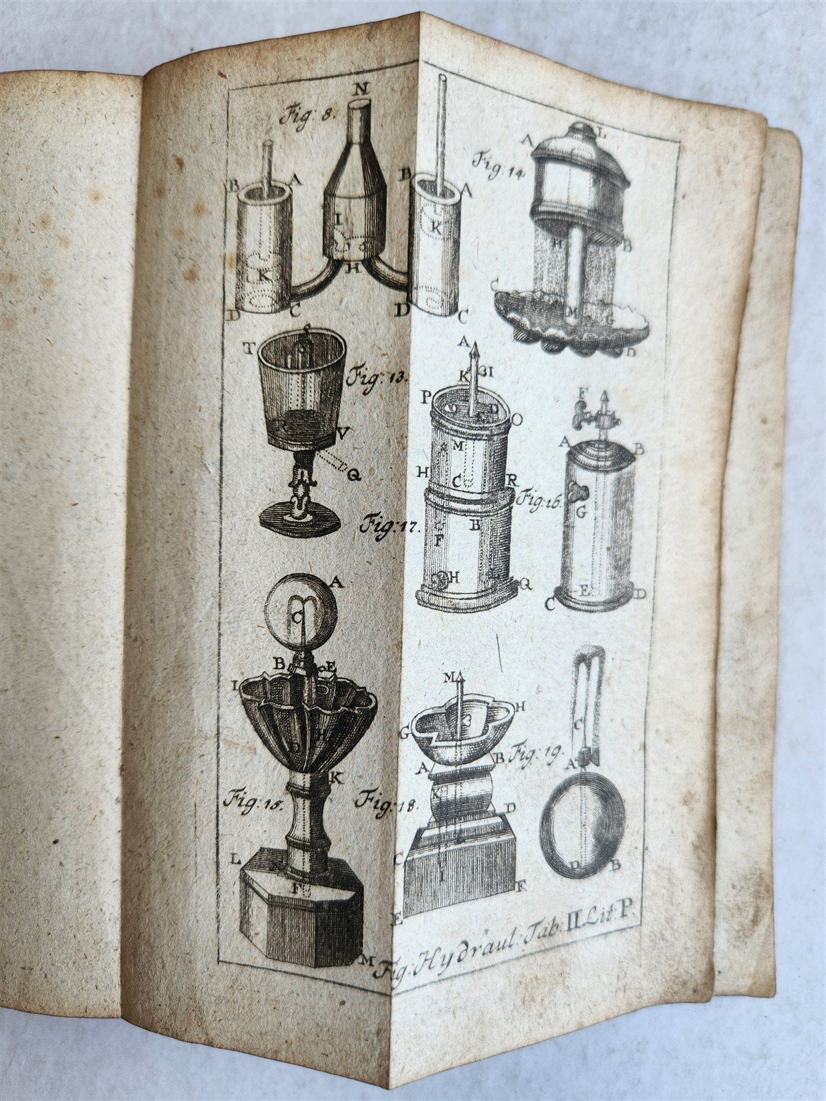 1752 PRINCIPLES of ALL MATHEMATICAL SCIENCES antique ILLUSTRATED w/ 44 PLATES