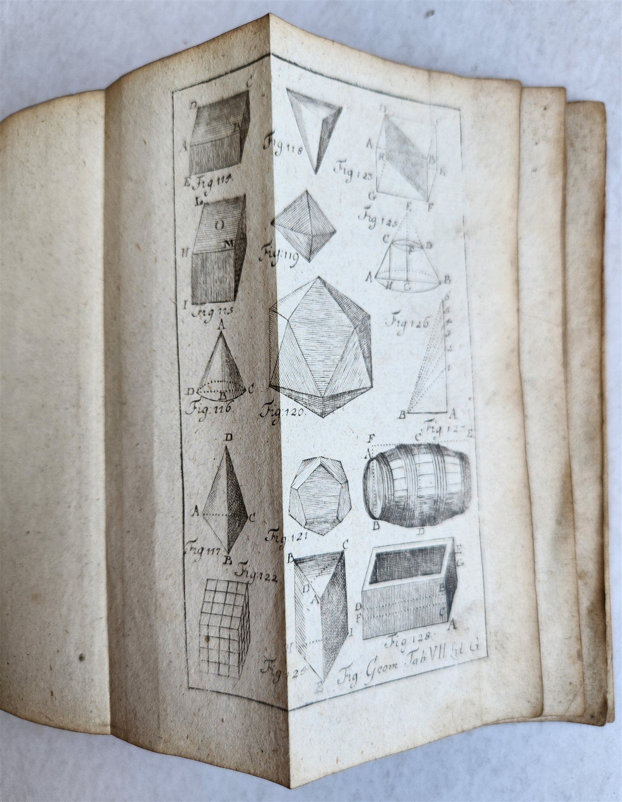 1752 PRINCIPLES of ALL MATHEMATICAL SCIENCES antique ILLUSTRATED w/ 44 PLATES