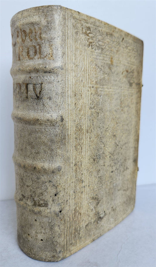1709 LIFE of CAROLI KING of SPAIN & INDIES antique PIGSKIN BOUND ILLUSTRATED v.4