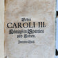 1708 LIFE of CAROLI KING of SPAIN & INDIES antique PIGSKIN BOUND ILLUSTRATED v.2