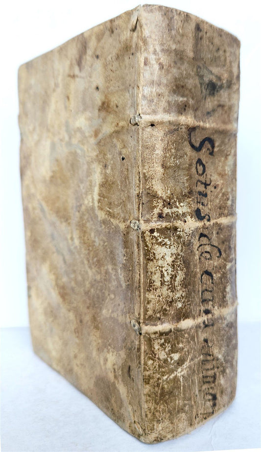 1567 Petrus a Soto THEOLOGY antique VELLUM BINDING Tractatus sacerdotum