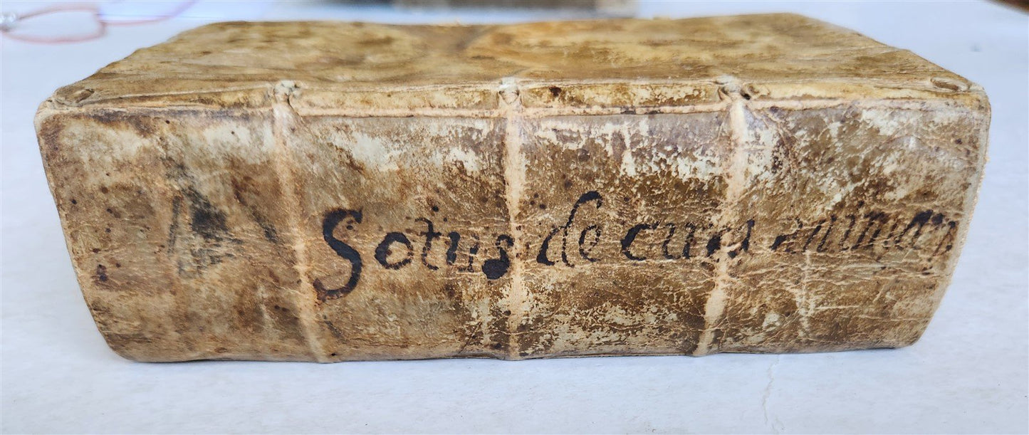 1567 Petrus a Soto THEOLOGY antique VELLUM BINDING Tractatus sacerdotum