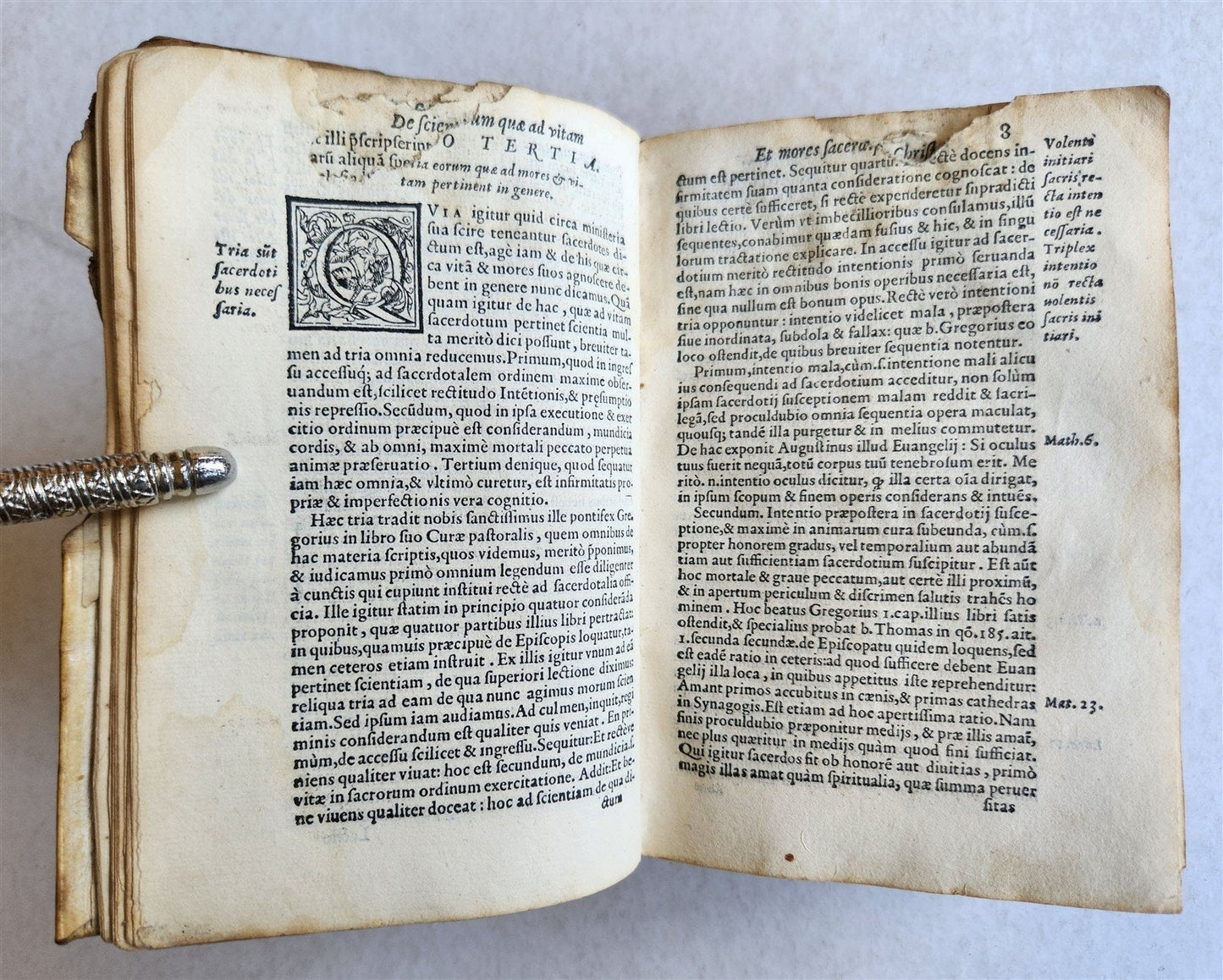 1567 Petrus a Soto THEOLOGY antique VELLUM BINDING Tractatus sacerdotum