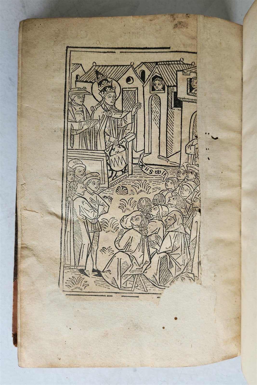 1536 COUNCIL OF CONSTANCE CHRONICLES Ulrich von Richenthal antique ILLUSTRATED
