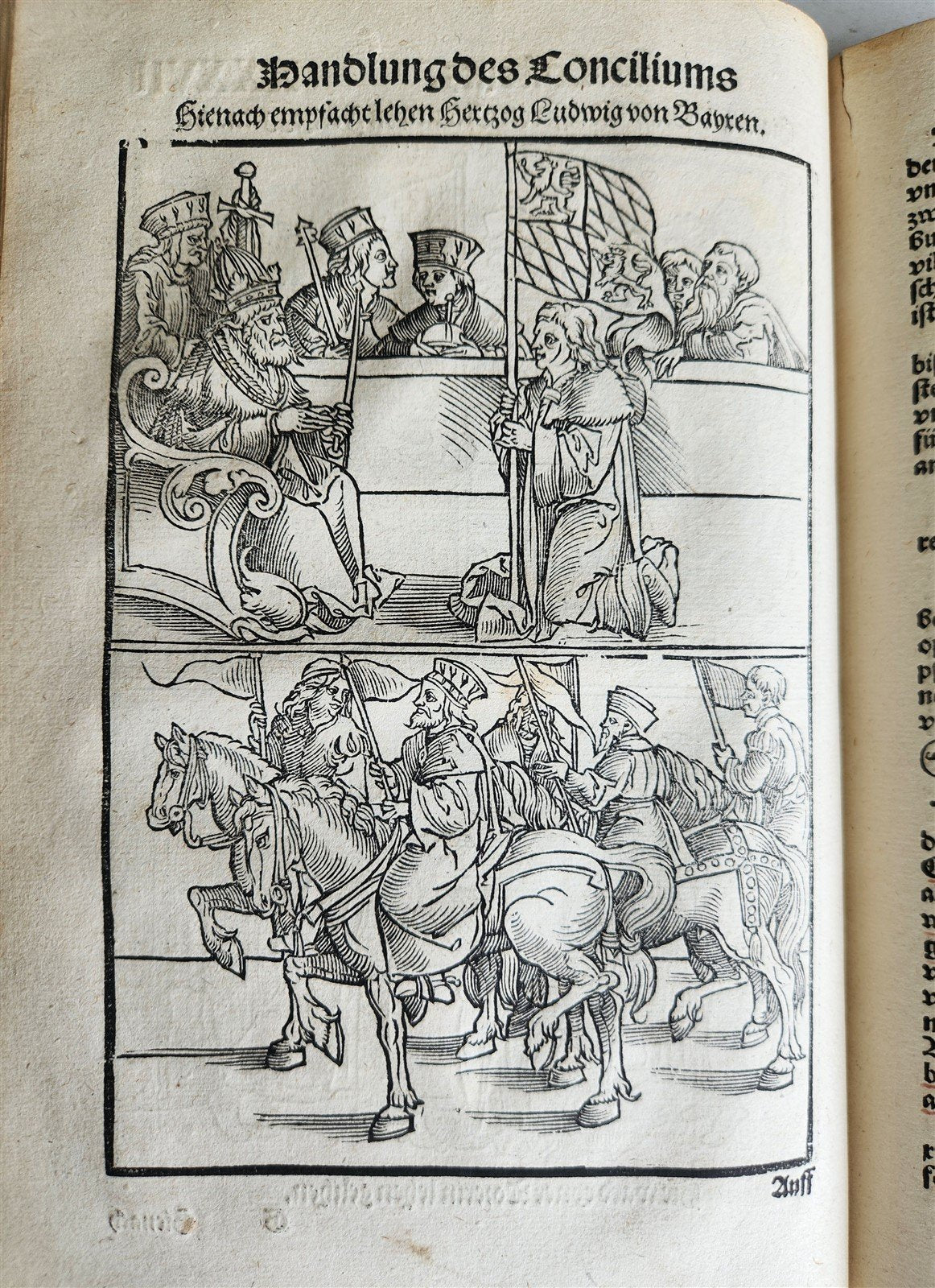 1536 COUNCIL OF CONSTANCE CHRONICLES Ulrich von Richenthal antique ILLUSTRATED