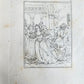 1831 DANCE of DEATH POEM 48 ETCHINGS by HOLBEIN antique Der Todtentanz Bechstein