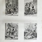 1780 The TRIUMPH of Death ENGRAVINGS by HOLBEIN antique Le triomphe de la mort