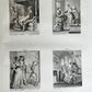 1780 The TRIUMPH of Death ENGRAVINGS by HOLBEIN antique Le triomphe de la mort