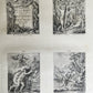 1780 The TRIUMPH of Death ENGRAVINGS by HOLBEIN antique Le triomphe de la mort