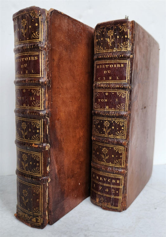 1742 OCCULT illustrated ORIGIN of IDOLATRY ANCIENT MYTHS BELIEFS antique 2 VOLS