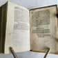 1601 CATECHISMUS by PLANTIN PRESS antique PIGSKIN over WOOD BINDING w/ CLASPS
