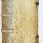 1601 CATECHISMUS by PLANTIN PRESS antique PIGSKIN over WOOD BINDING w/ CLASPS