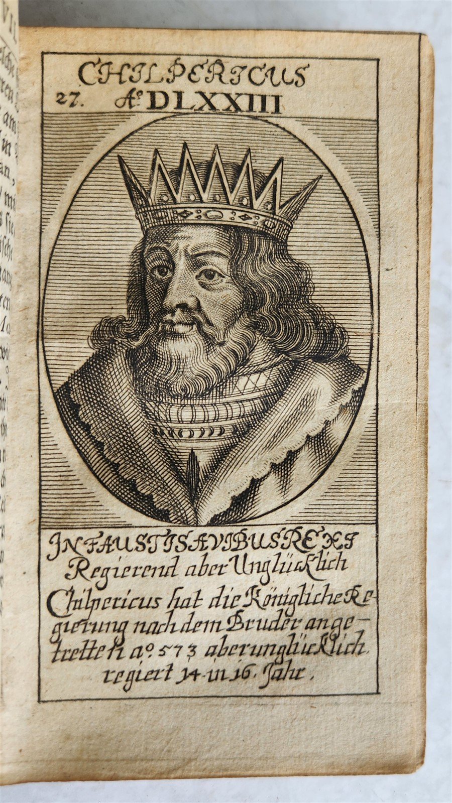 1671 LIFE REIGN & DEATH of KINGS of FRANCE antique ILLUSTRATED w/ 66 PPORTRAITS