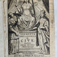 1696 POLITICAL PHILOSOPHY antique Elementa philosophica de cive by THOMAS HOBBES