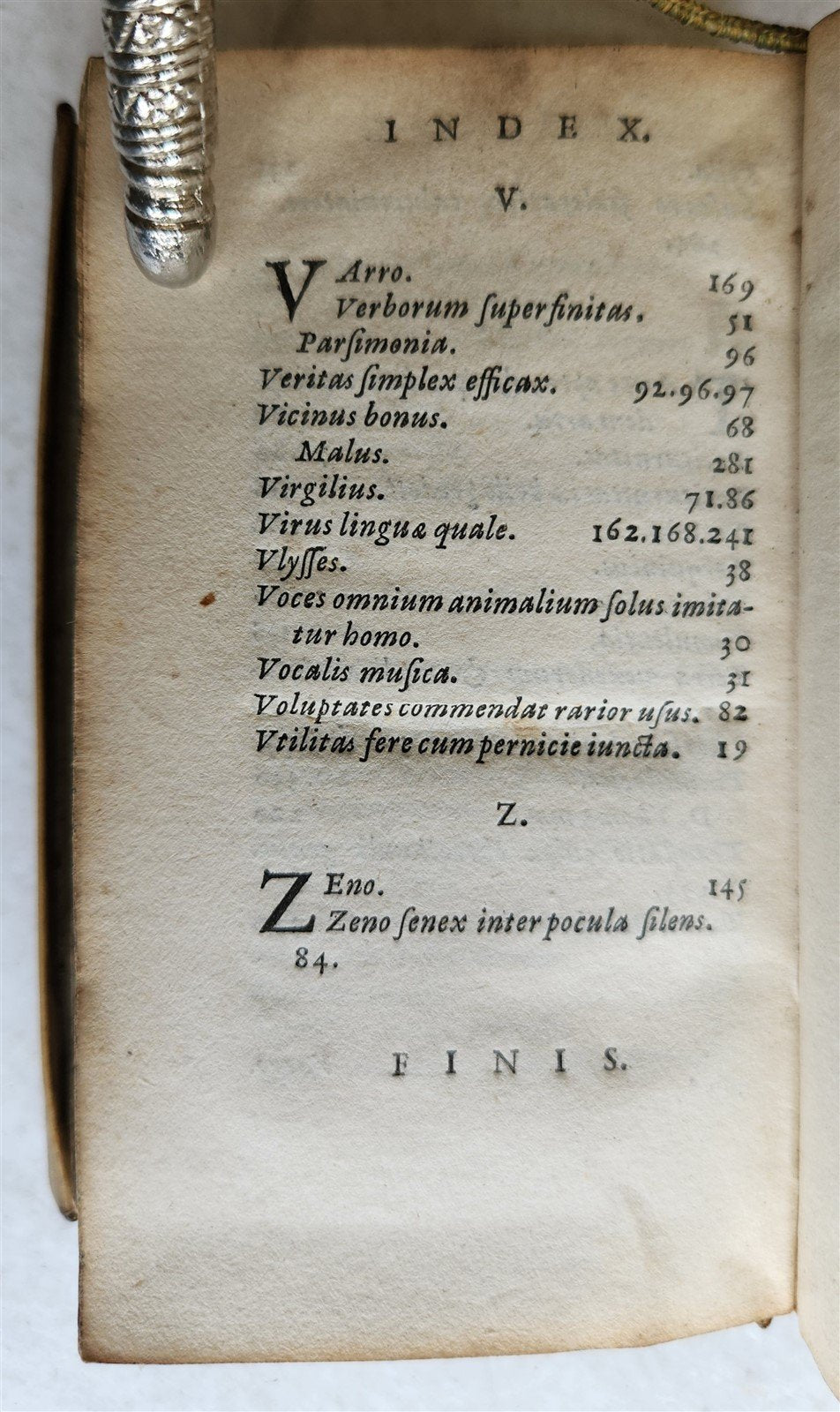 1641 LINGUA by ERASMUS antique VELLUM BINDING 17th CENTURY