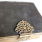 1771 BIBLE in GERMAN STINGRAY BINDING w/SILVER CLASPS antique ILLUSTRATED ZURICH
