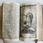 1771 BIBLE in GERMAN STINGRAY BINDING w/SILVER CLASPS antique ILLUSTRATED ZURICH