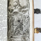 1771 BIBLE in GERMAN STINGRAY BINDING w/SILVER CLASPS antique ILLUSTRATED ZURICH