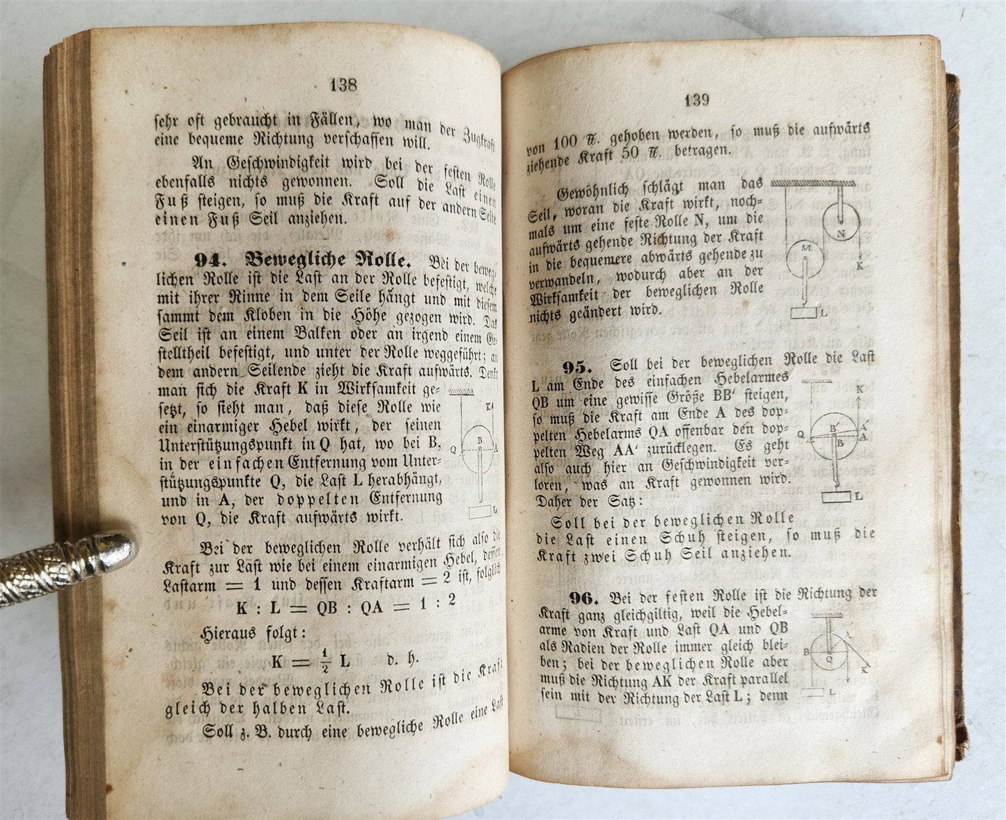 1852 POCKETBOOK for SONE MASONS CARPENTERS FOREMEN antique ILLUSTRATED in GERMAN