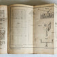 1852 POCKETBOOK for SONE MASONS CARPENTERS FOREMEN antique ILLUSTRATED in GERMAN