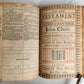 1660 BIBLE in ENGLISH antique OLD & NEW TESTAMENT by Henry Hill & John Field