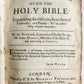 1643 Pious Annotations upon Holy Bible in ENGLISH by Giovanni Diodati antique