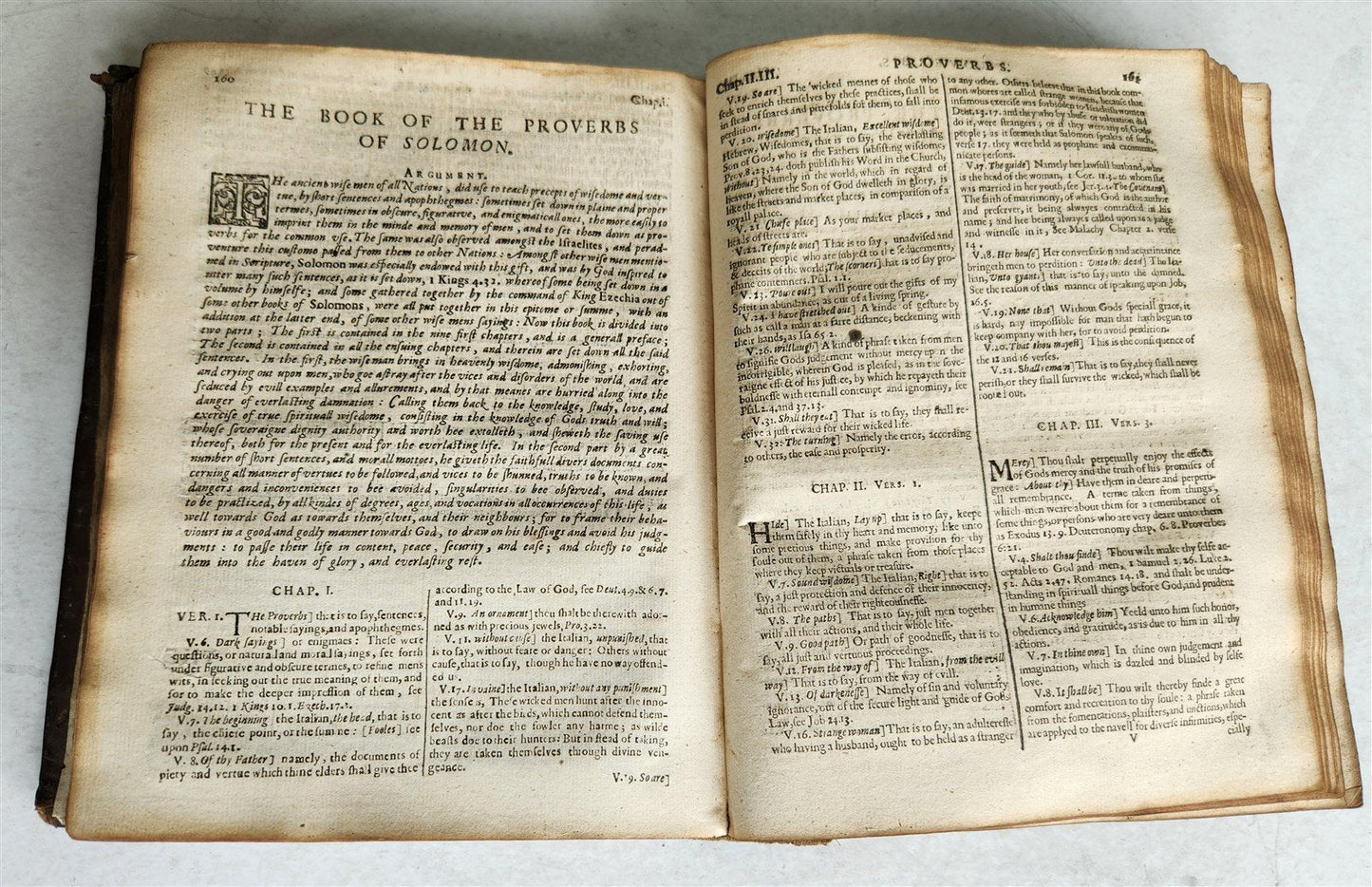 1643 Pious Annotations upon Holy Bible in ENGLISH by Giovanni Diodati antique