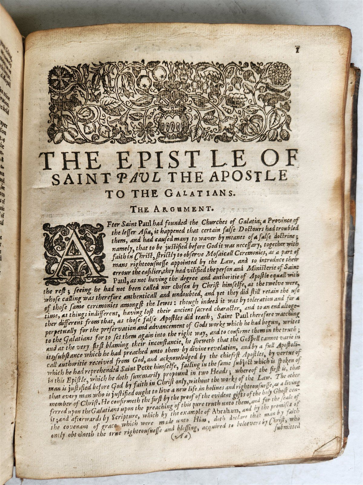 1643 Pious Annotations upon Holy Bible in ENGLISH by Giovanni Diodati antique