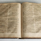 1697 BIBLE in ENGLISH antique OLD & NEW TESTAMENT by the University Printers