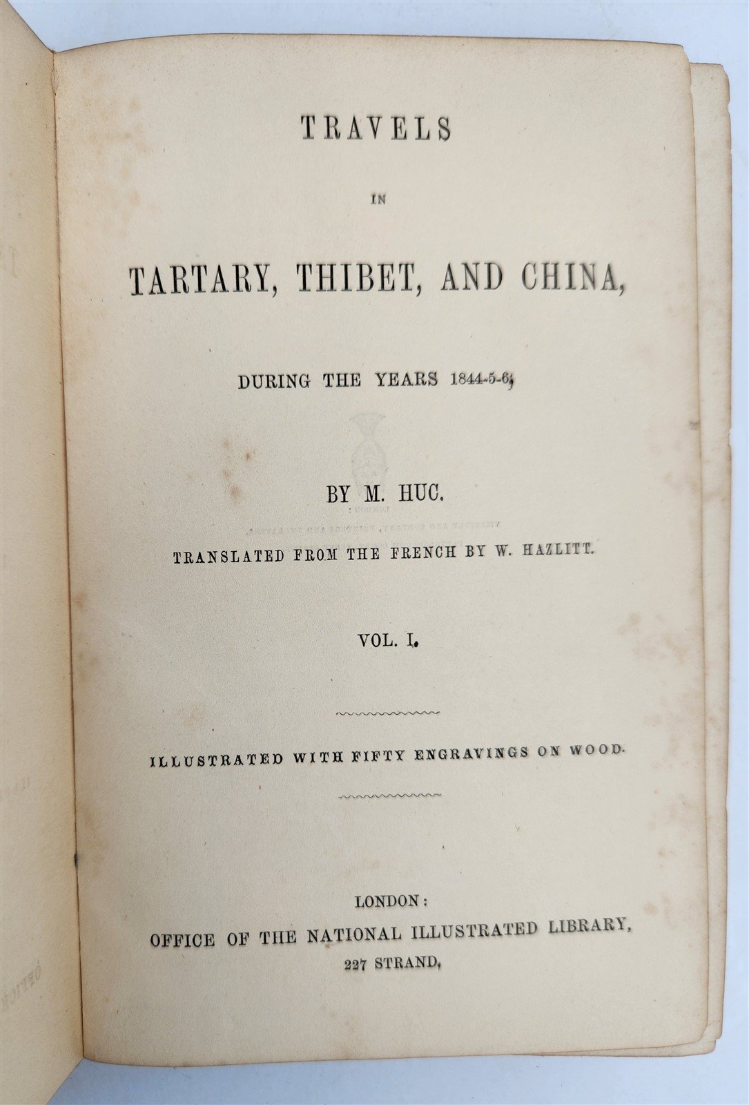 1844 TRAVELS to TARTARY THIBET & CHINA in 1844-46 antique 2 VOLUMES illustrated