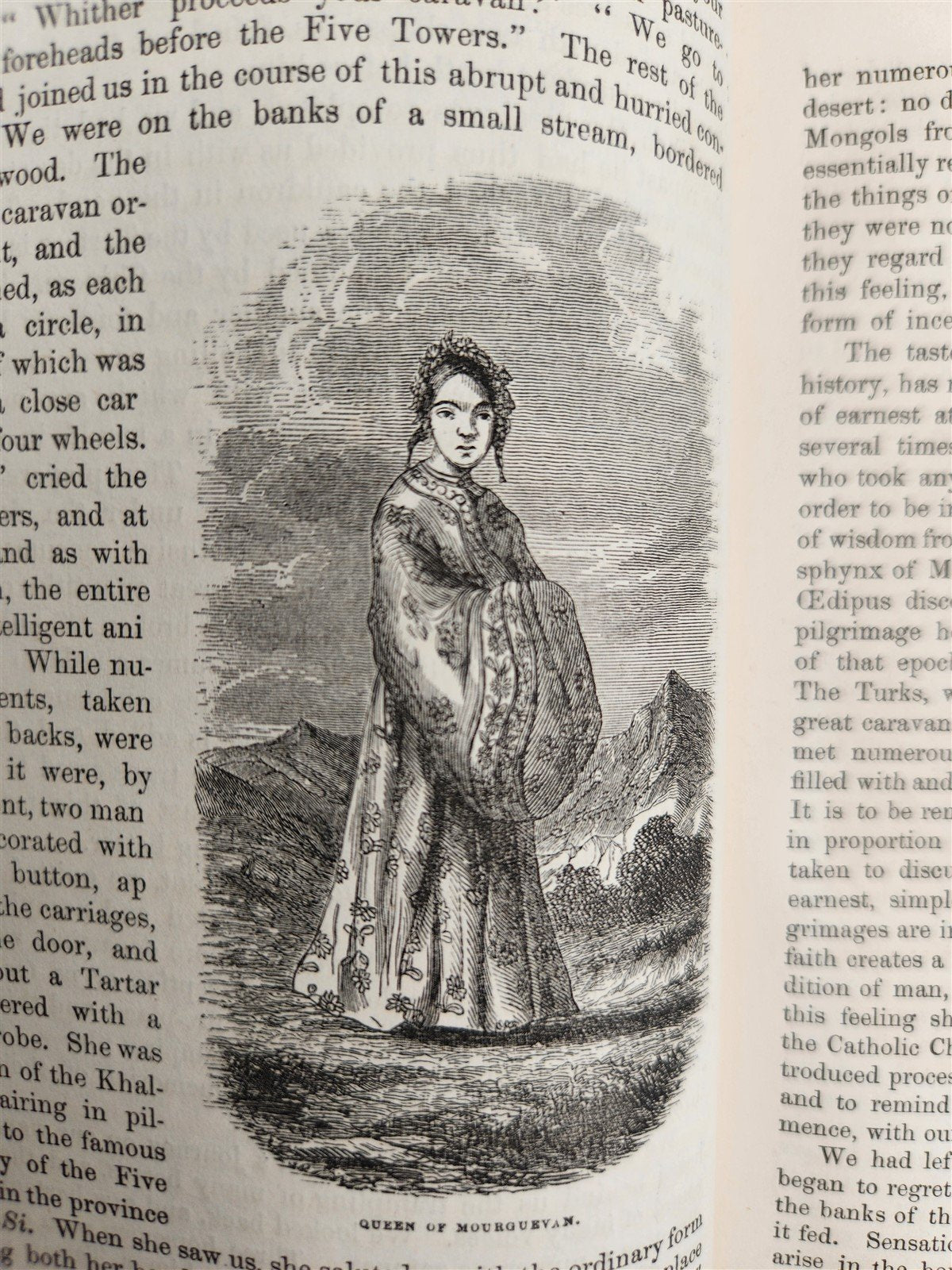 1844 TRAVELS to TARTARY THIBET & CHINA in 1844-46 antique 2 VOLUMES illustrated