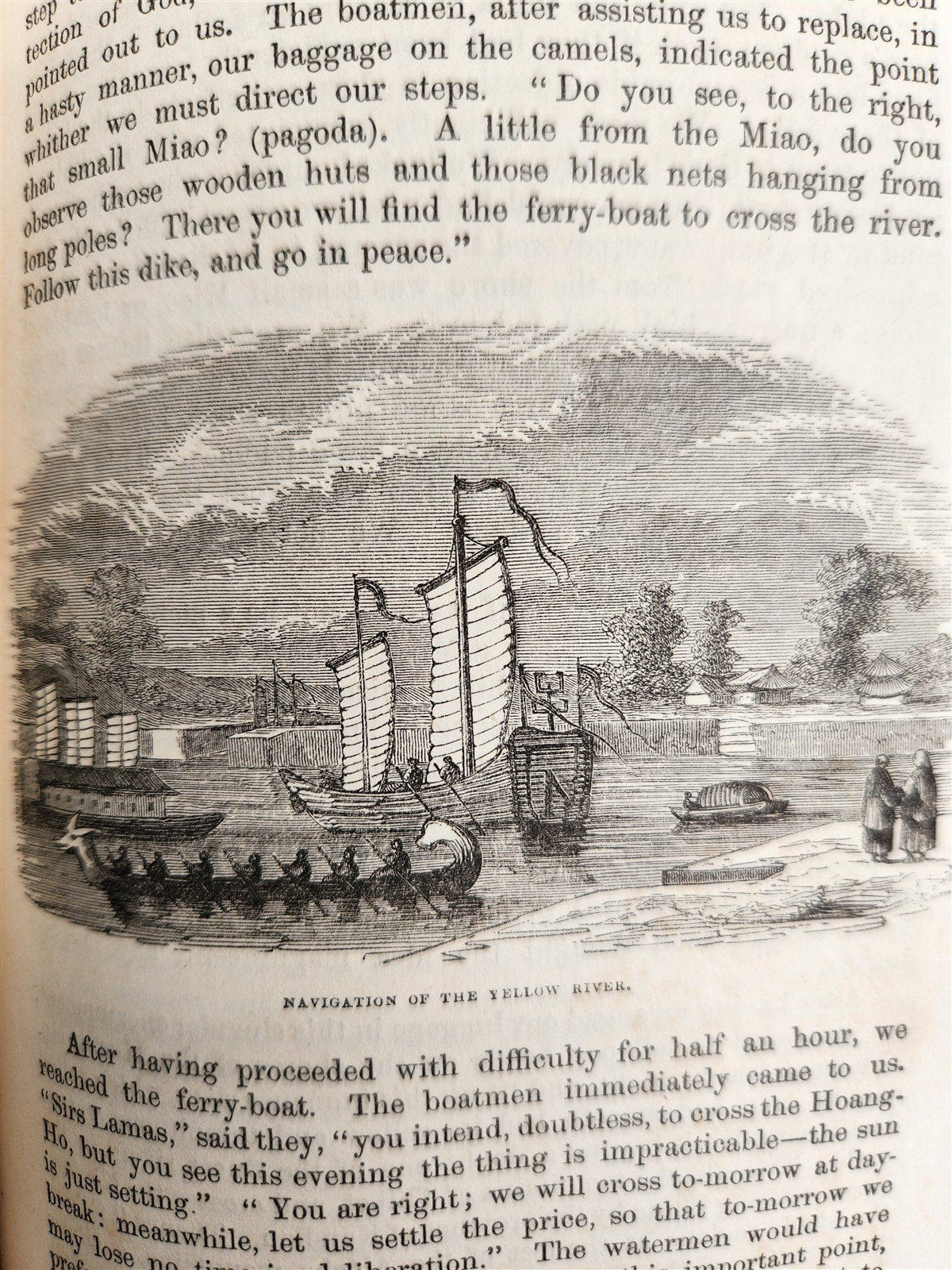 1844 TRAVELS to TARTARY THIBET & CHINA in 1844-46 antique 2 VOLUMES illustrated