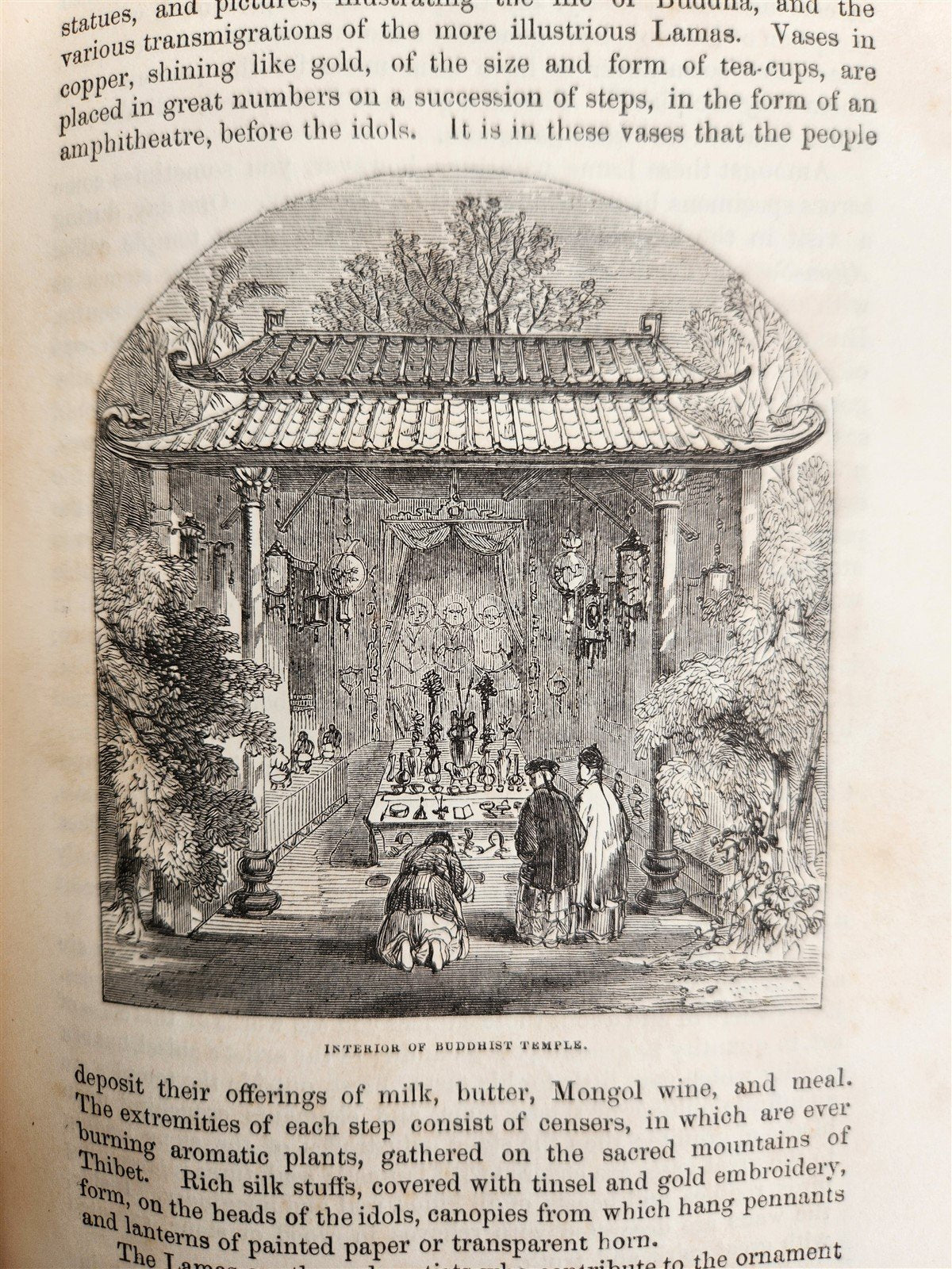 1844 TRAVELS to TARTARY THIBET & CHINA in 1844-46 antique 2 VOLUMES illustrated