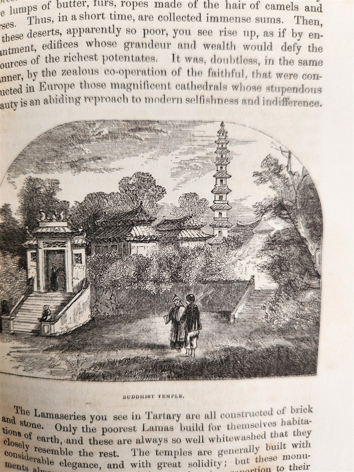 1844 TRAVELS to TARTARY THIBET & CHINA in 1844-46 antique 2 VOLUMES illustrated