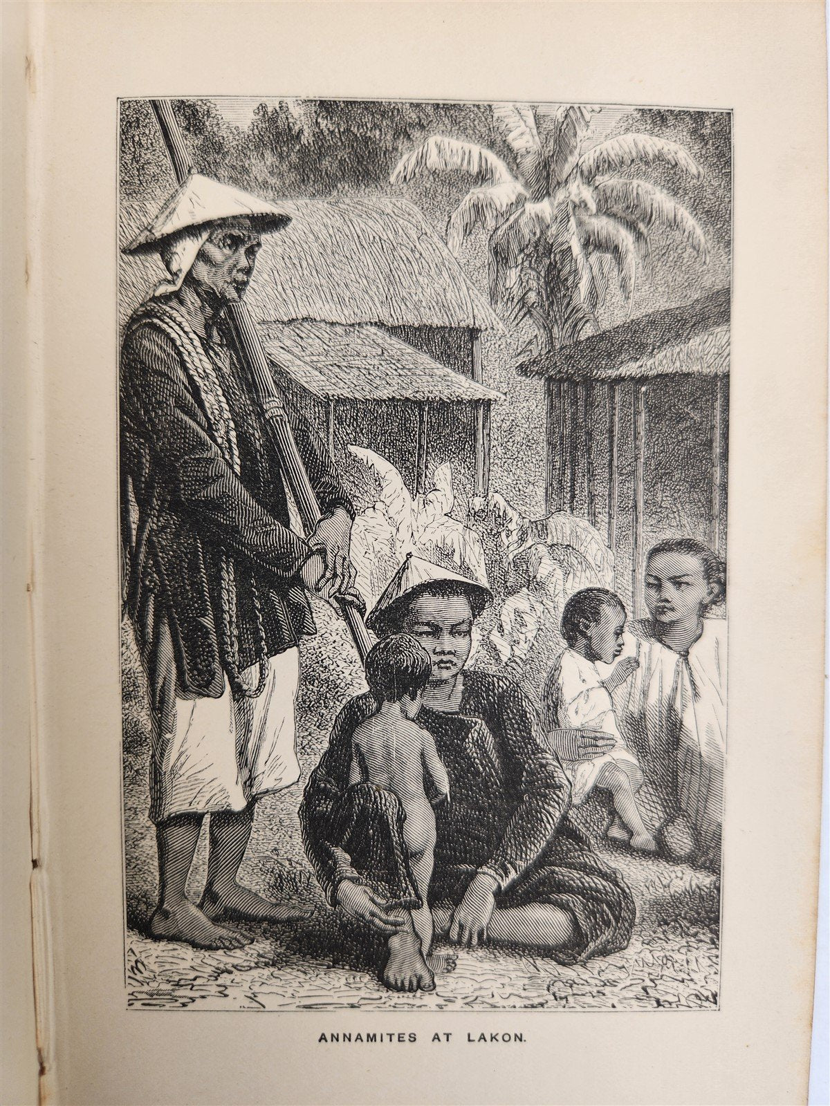 1884 THE FRENCH in INDO CHINA antique ILLUSTRATED