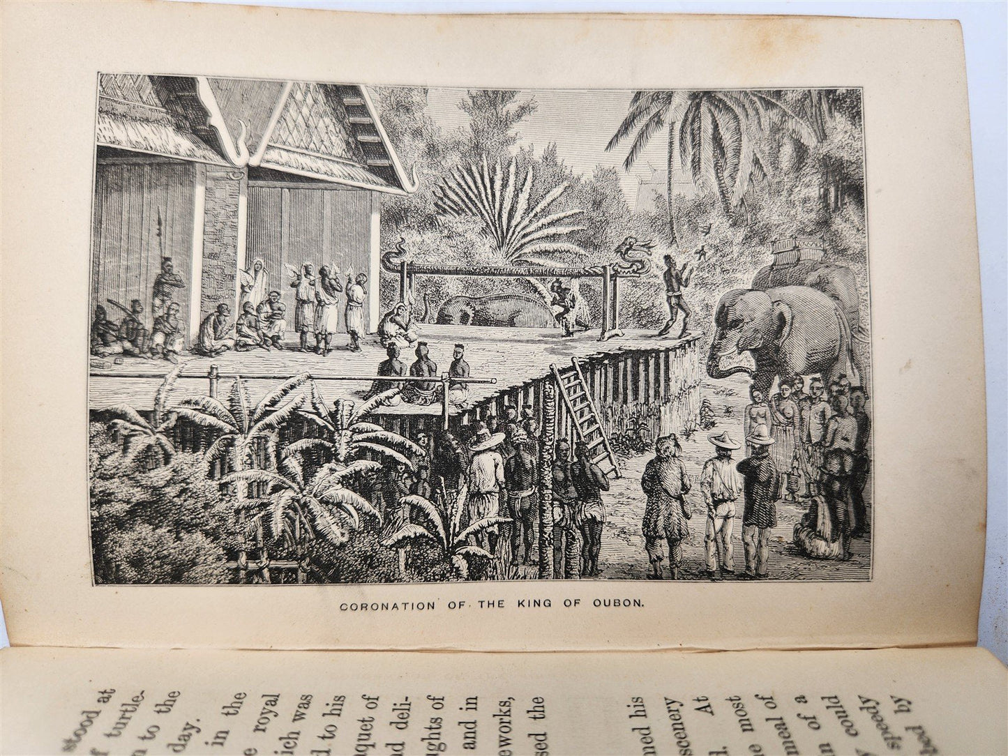 1884 THE FRENCH in INDO CHINA antique ILLUSTRATED