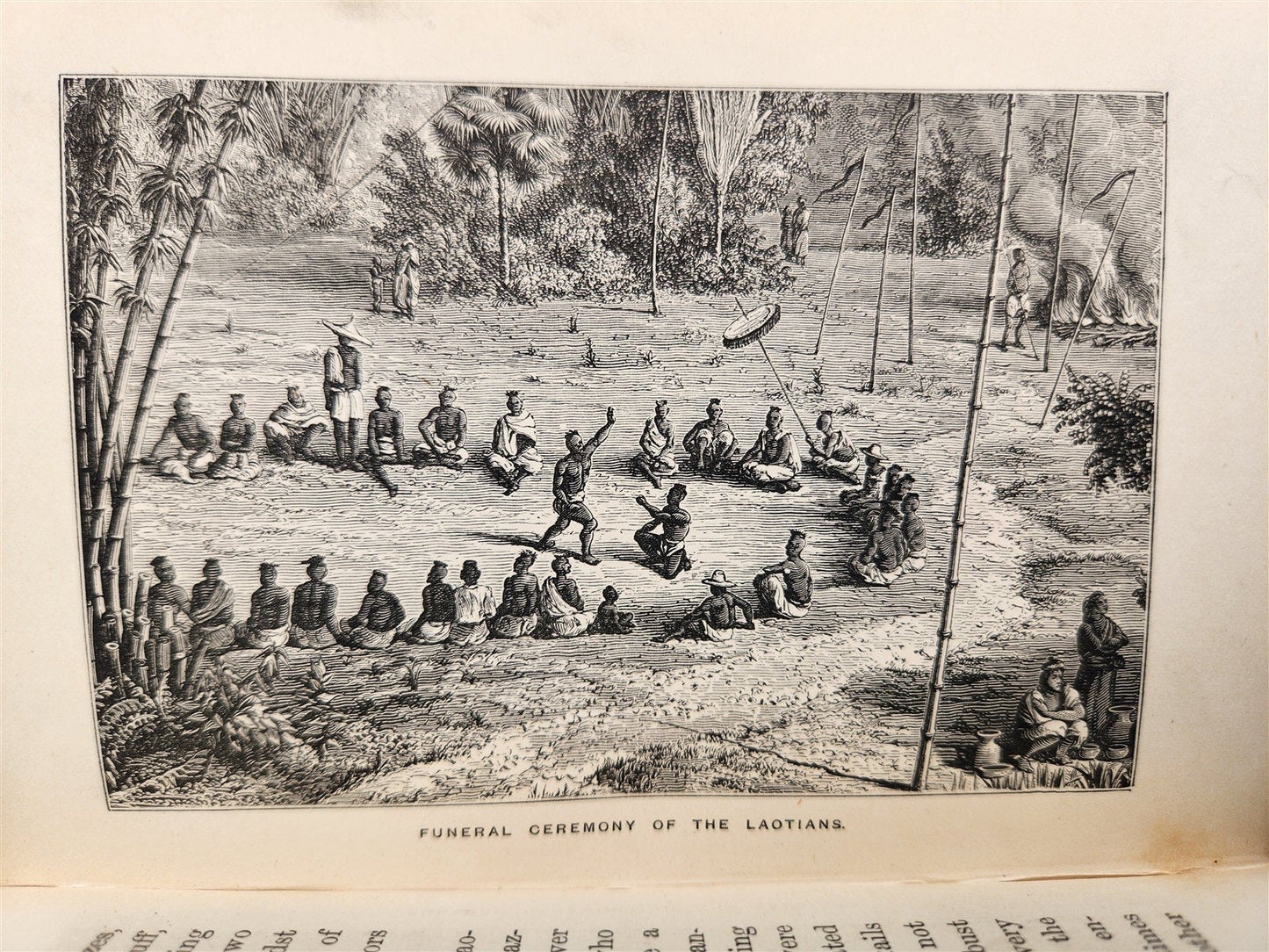 1884 THE FRENCH in INDO CHINA antique ILLUSTRATED